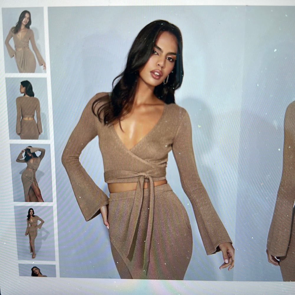 Meshki 2 piece set, worn once size medium both top and bottom. $50